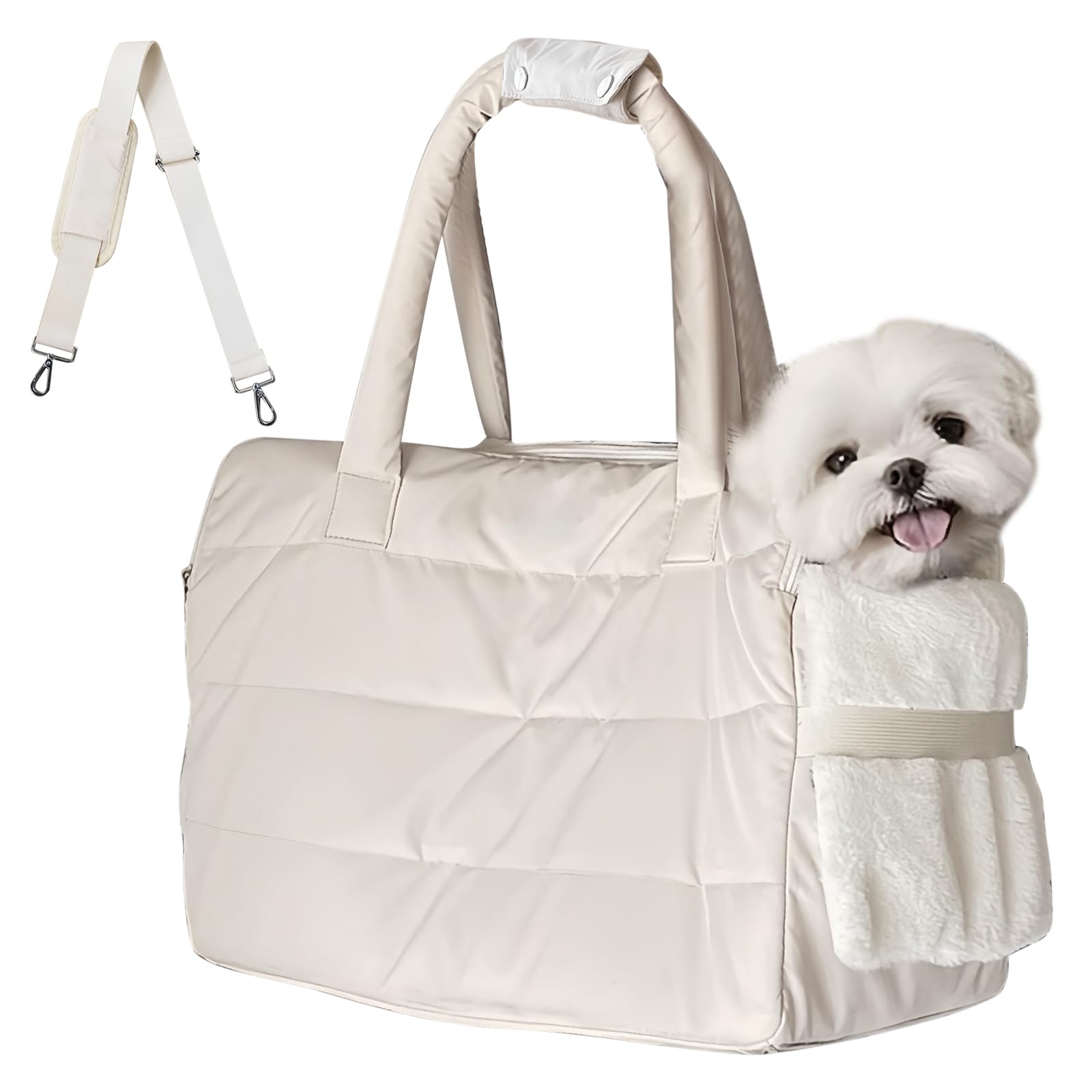 Transporttasche für Hunde und Katzen, Haustiere Tragetasche für Kleinen und Mittleren Hund Welpen Katze bis 9 kg, Hunde Welpen Katzen Tasche, Atmungsaktiv Schultertasche für Outdoor Reisen