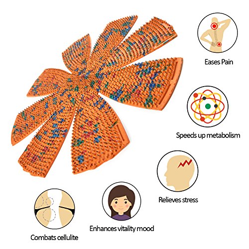 Lyapko Flat Acupuncture Applicator Flower Camomile 5.0 Ag 2106 Needles Premium Acupressure Massager. Unique Patented Therapy Massage Tool #TOP1