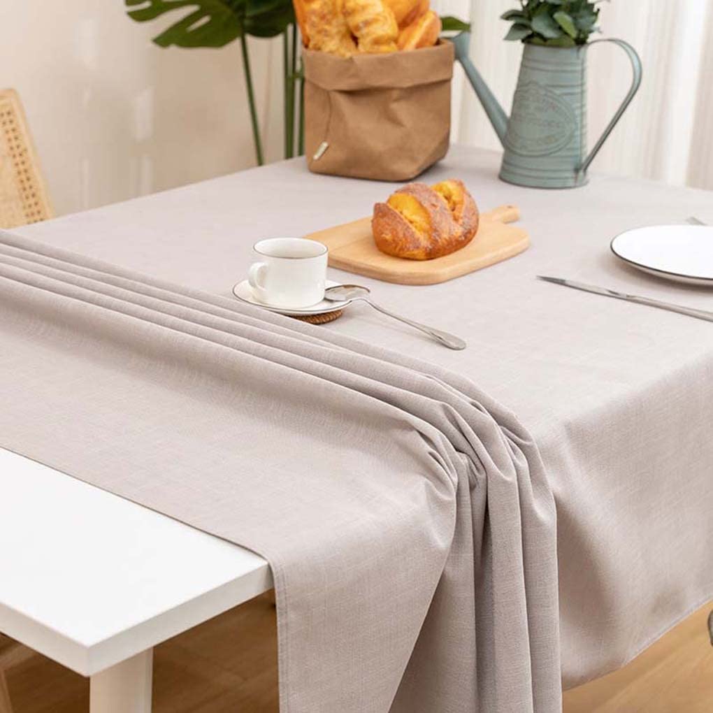 Amazon｜Foxace テーブルクロス オフホワイト 無地 ポリエステル