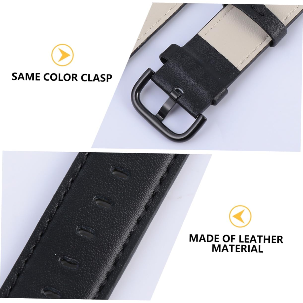 Homoyoyo Leather Watch Strap for Watch Active Quick Release Design Fit Stylish Replacement Band for Any Occasion