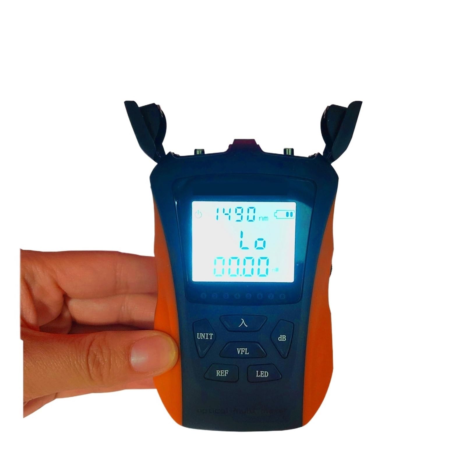 Miernik Mocy Optycznej 6w1 Tester Uszkodzeń Wizualnych Czerwonego Światła Uniwersalna Maszyna FTTH RJ45 Tester Kabli Sieciowych Akumulatorowe Światło Czerwone(SGS131 30KM)