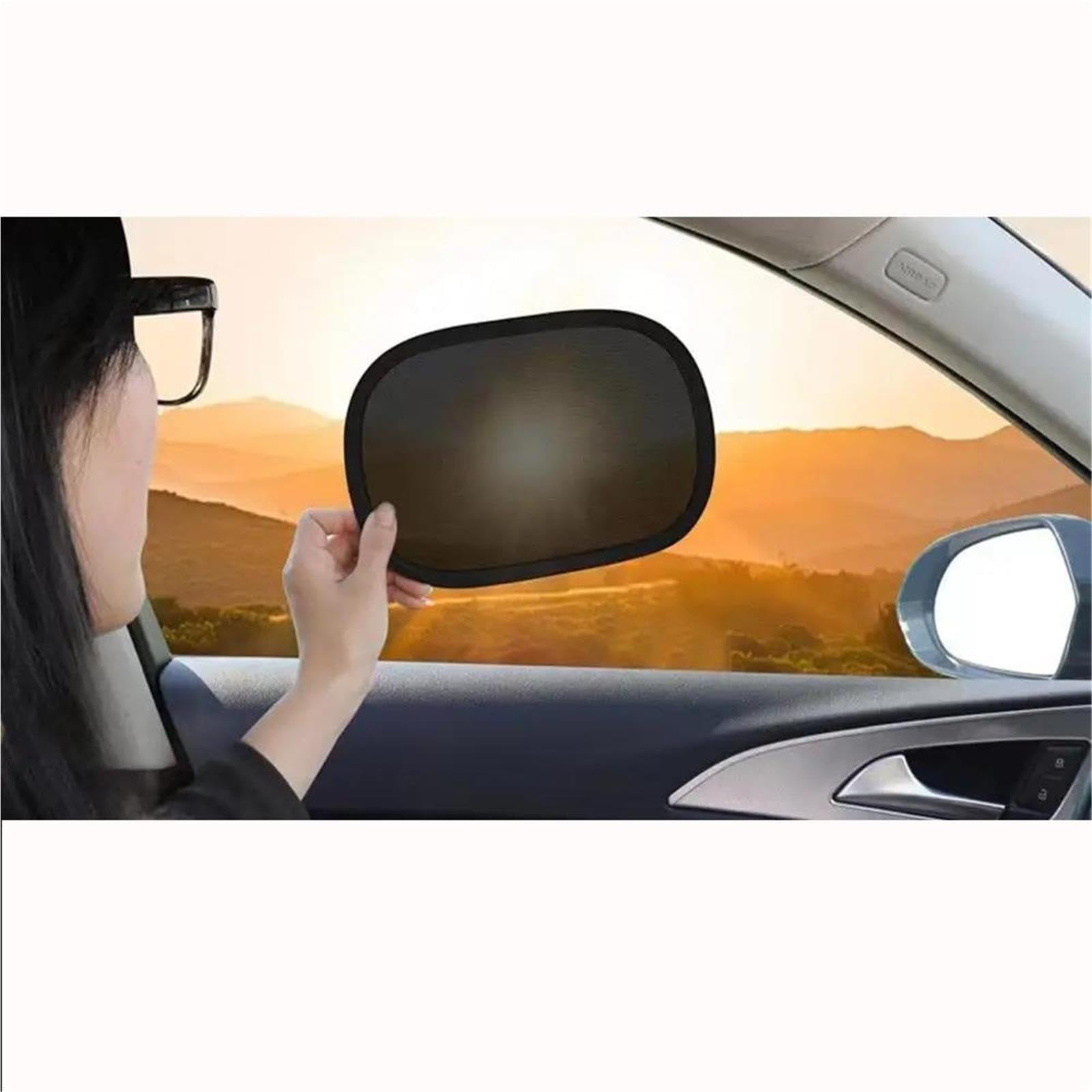 Parasol Coche Magnético Universal Parasol for Ventana Lateral de Coche, Visera Adhesiva estática, Cubierta Universal for