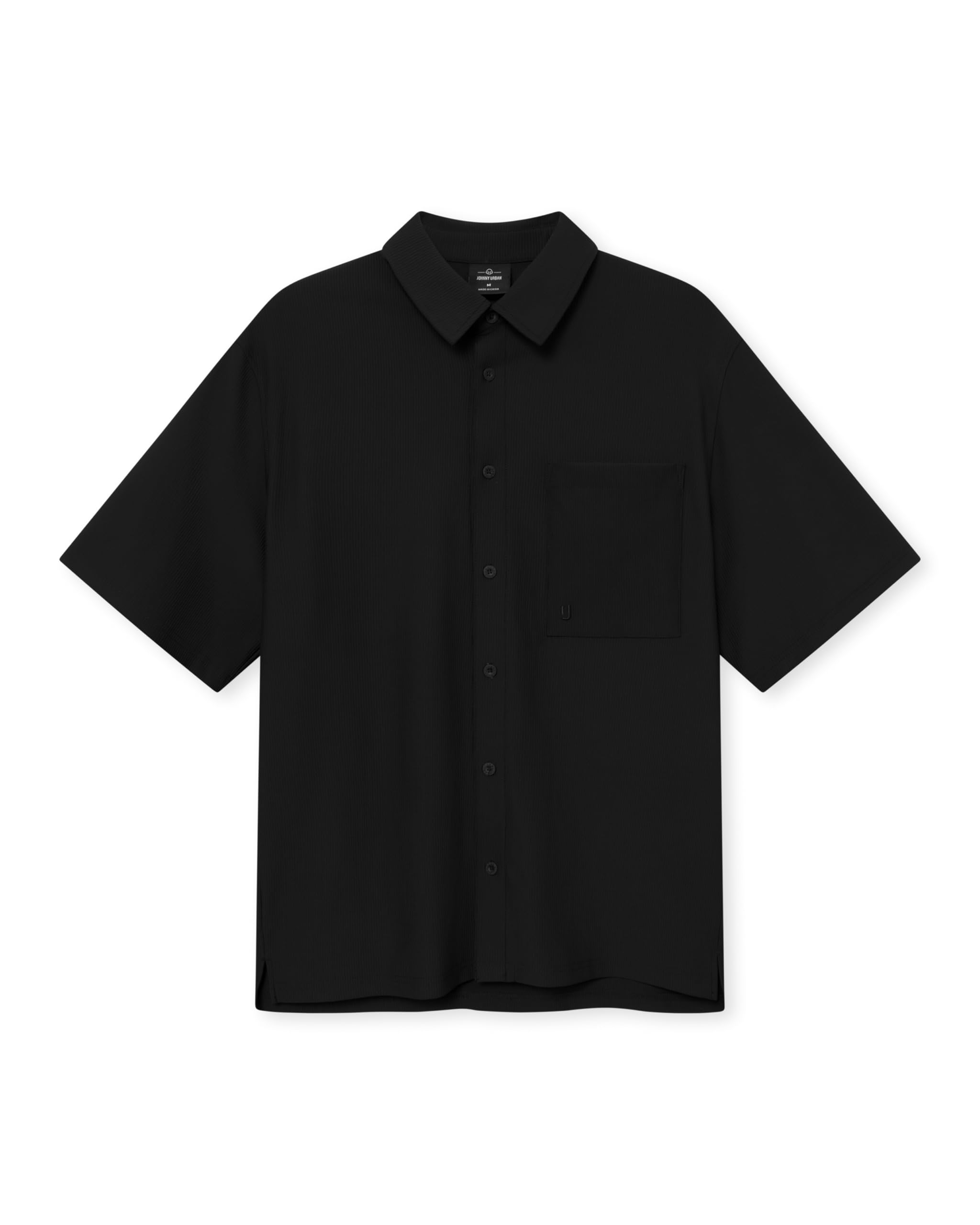 Johnny Urban Camisa de Manga Corta Hombre - Mason - Camisa Oversize con Bosillo en el Pecho - Casual Shirt para Verano, Playa, Festivales - 240 gsm - Liso
