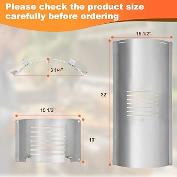 Flame Broiler Kit for Pit Boss Grill PB1150 PB1100 PB1000 PB1600 Series