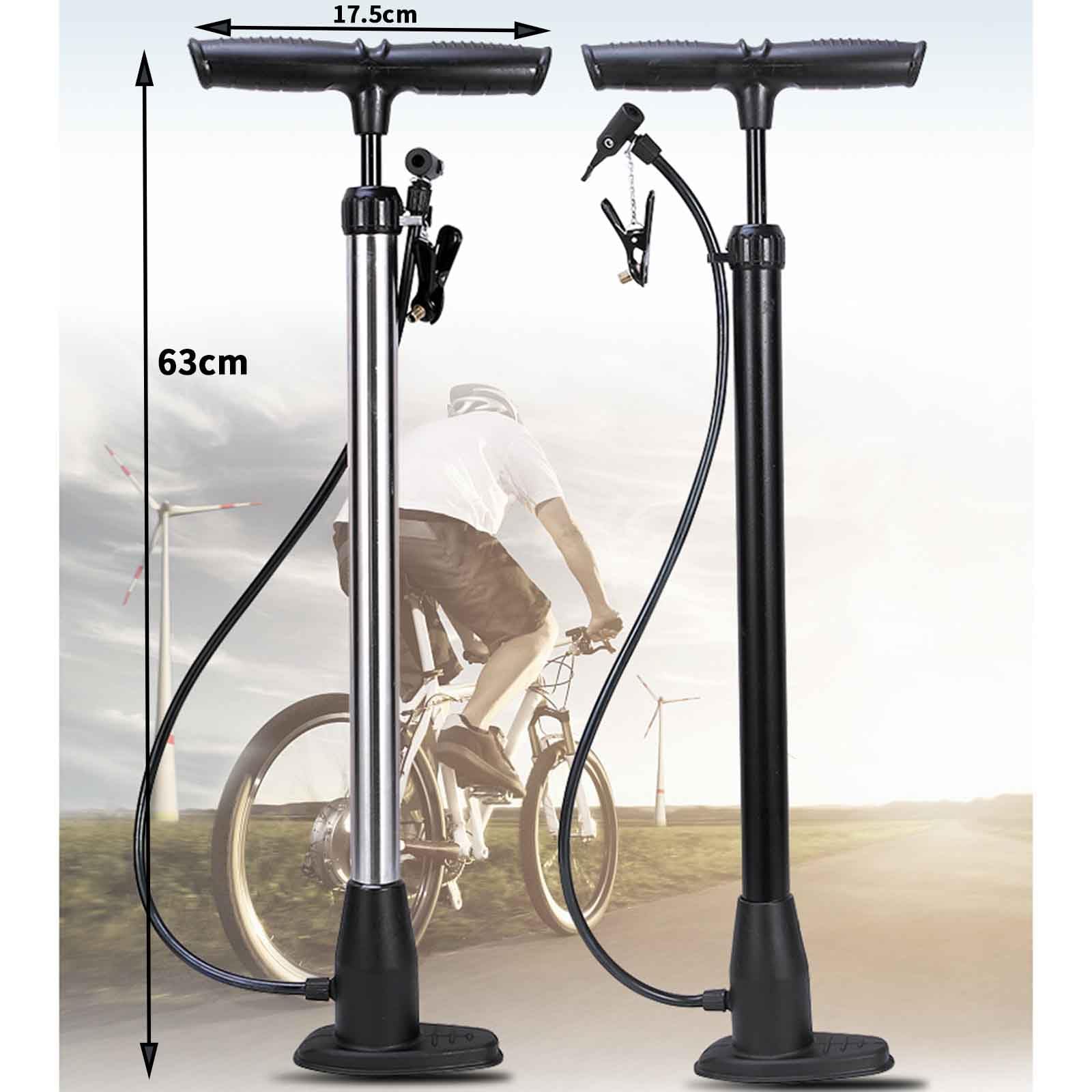 Luftballonpumpe Luftpumpe Luftmatratze Pumpe Ballonpumpe Hand Manuell Camping Fahrrad Stand Für Pool Britischer Französisch-amerikanischer Ventilmund