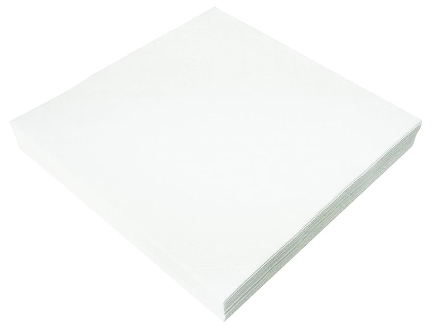 ホワイトペーパーナプキン 楽天市場】2プライ 紙ナプキン 白無地 1パック/50枚 業務用