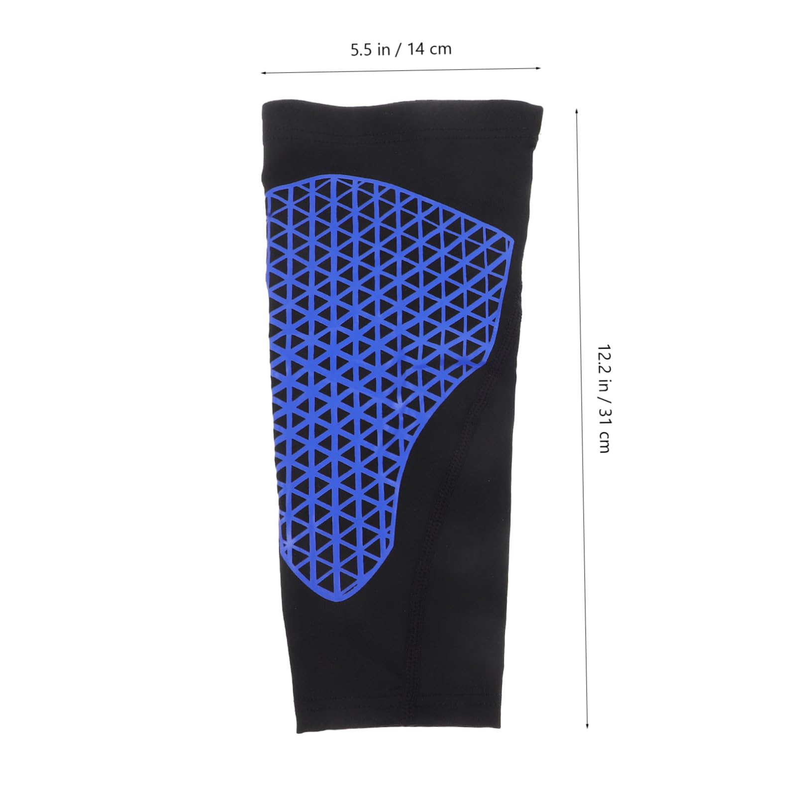 SUPVOX Running Calf Protector Leg Sleeves Professional Sports Leg Protectors for Football Basketball Outdoor Warm Leg Support Sleeves Black Blue l