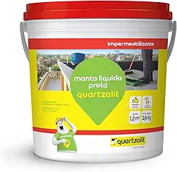 MANTA LIQUIDA PRETA QUARTZOLIT 3,6KG