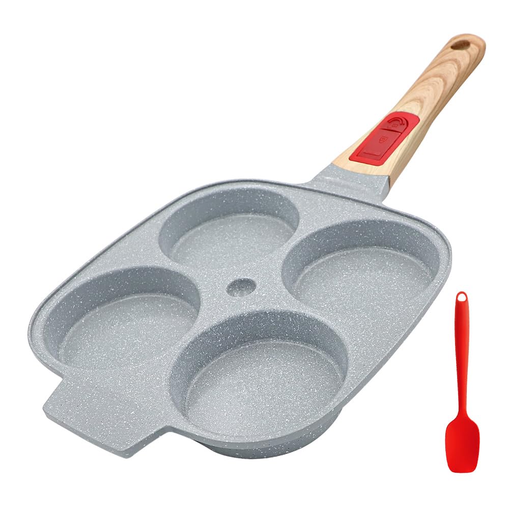 RANX INGST Große Spiegeleipfanne 26 x 24 cm, Pancake Pfanne