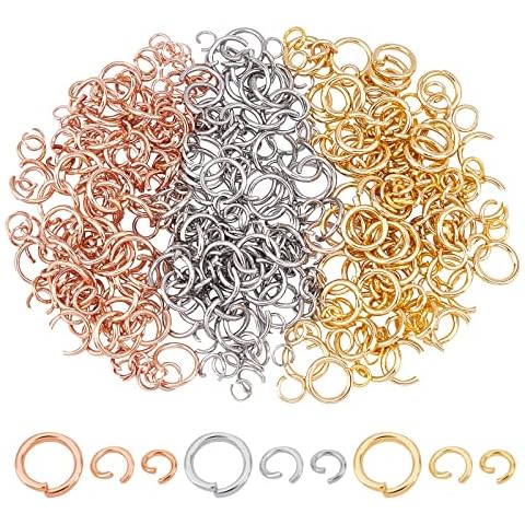 Juego de Anillos de Salto de Acero Inoxidable UNICRAFTALE Cover