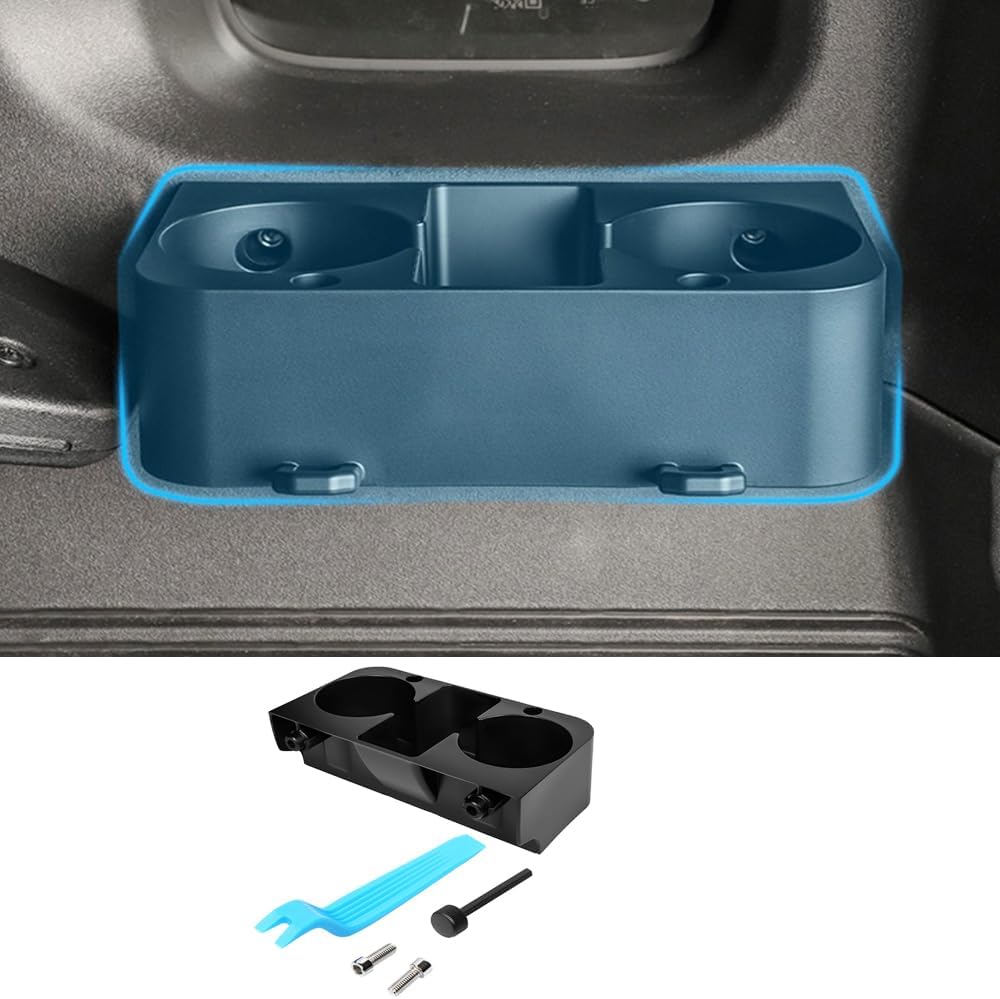 1PCS Black ABS Car Interior Rear Trunk Cup Holder Storage Box Headrest Specific Hole seat Trim for Suzuki Jimny 4-Door JC74W 2024-2026