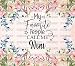 QPTADesignGift My Favorite People Call Me Nini Tumbler, Nini Skinny Tumbler 20Oz Sublimation, Cute Mother's Day Gift, Floral Nini Travel Mug