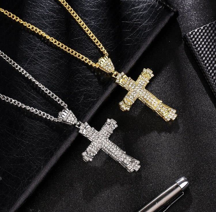 Amazon.co.jp: 十字架ネックレス ジーザス ゴールド メンズ