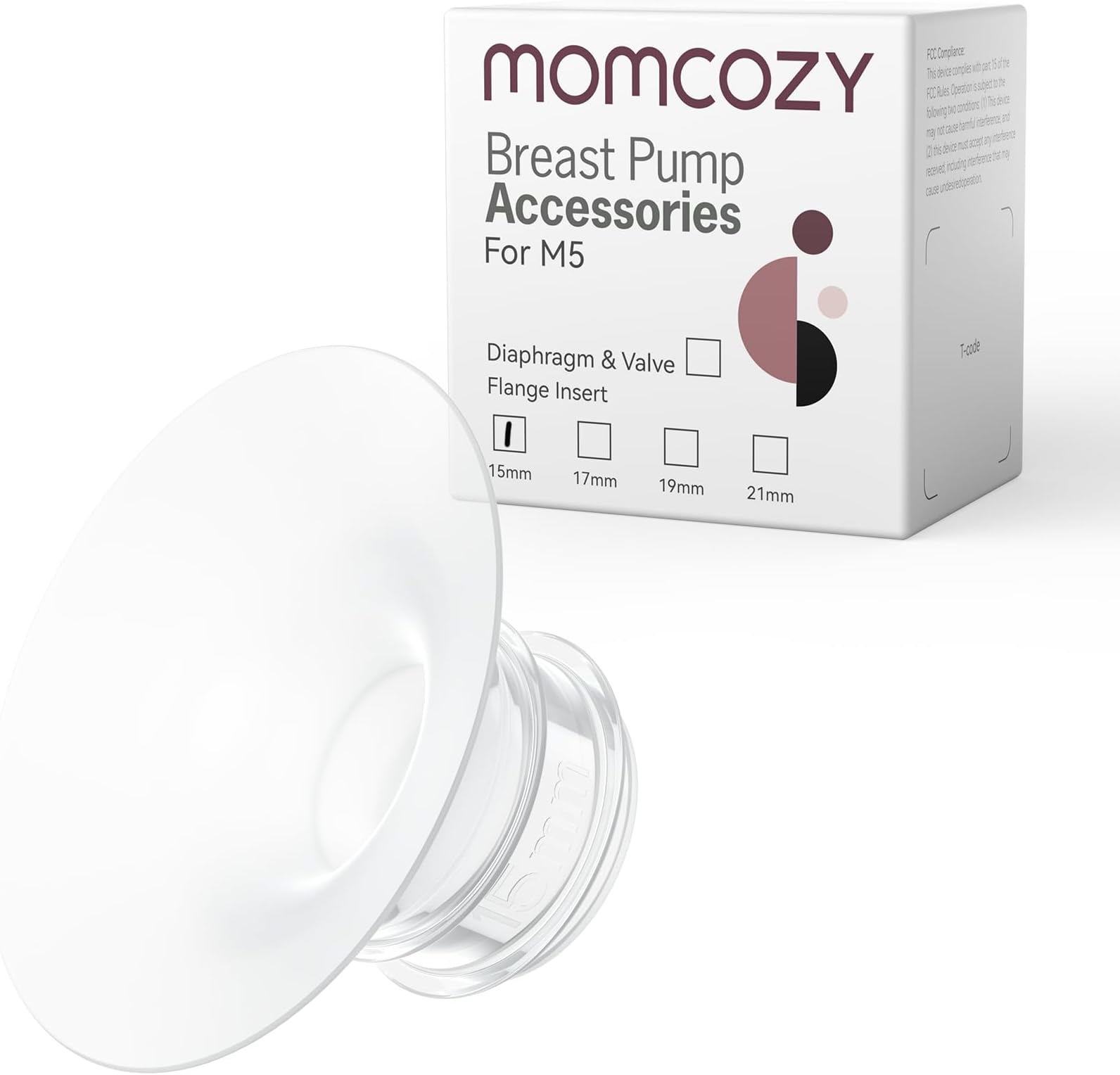 Momcozy M5 Brast Pump 15mm Replacement Accessories Insert 1 PC