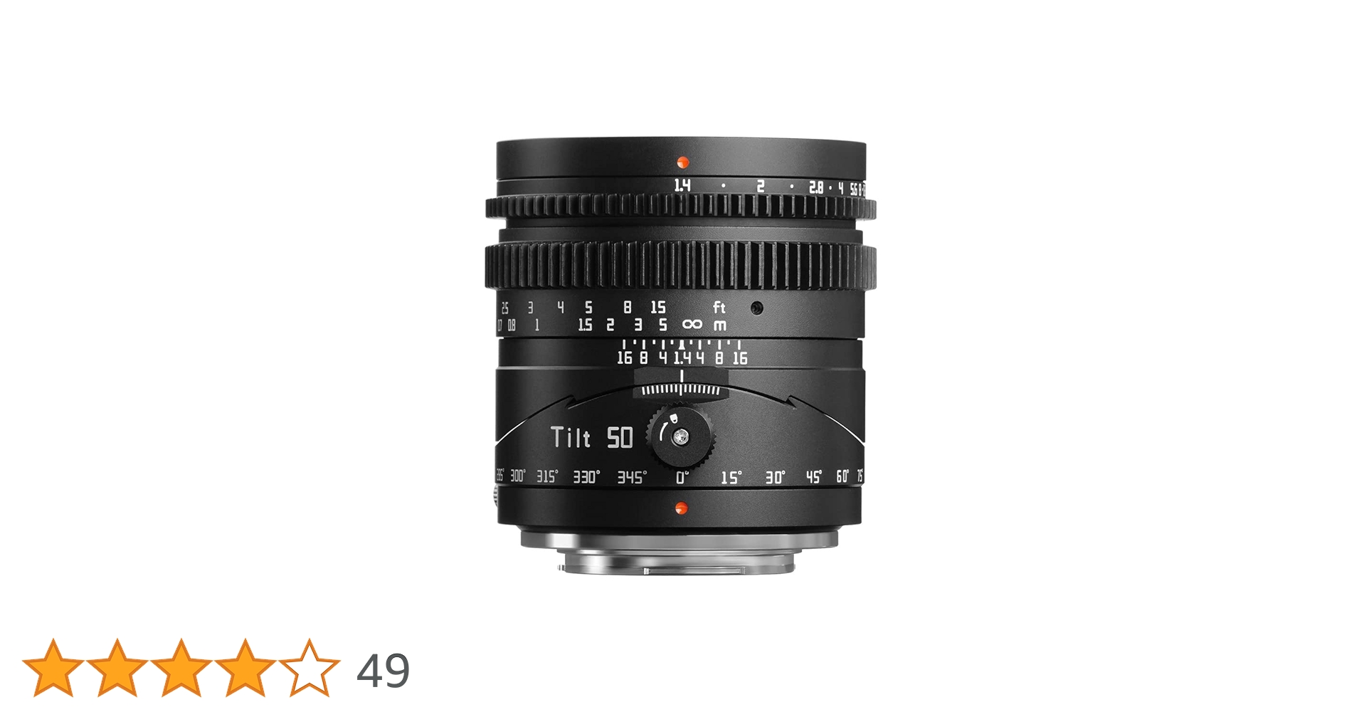 レンズ(単焦点) TTARTISAN Tilt 50mm F1.4 Amazon.co.jp: TTArtisan Tilt 50mm F1.4 Lマウント 単焦点レンズ フル