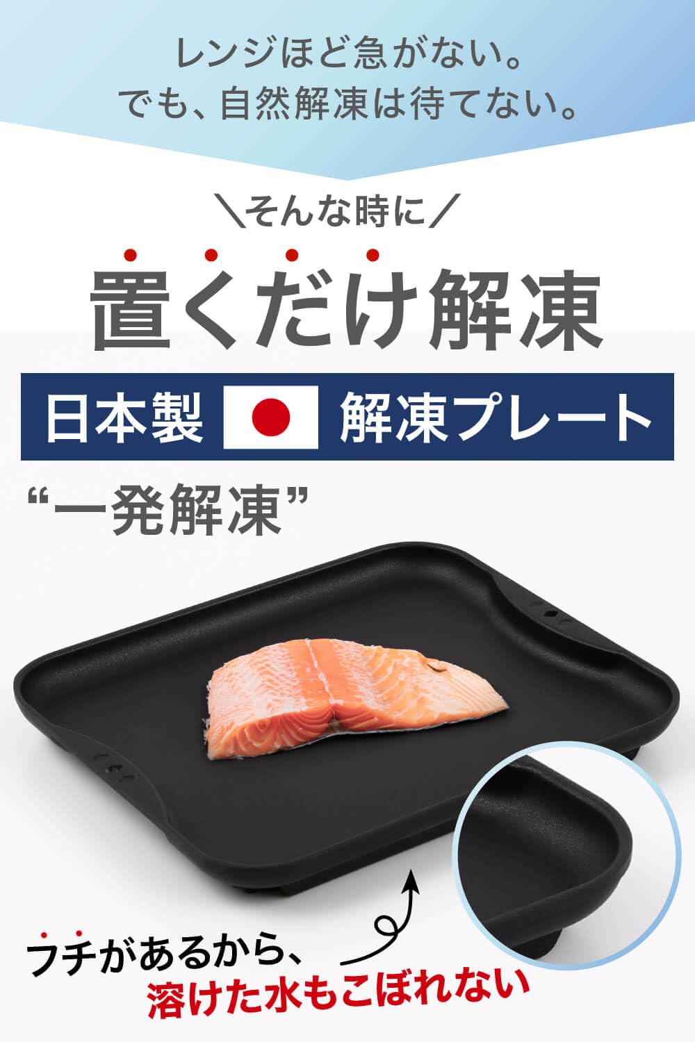 IWANO 燕三条 解凍プレート 日本製 急速解凍 一発解凍