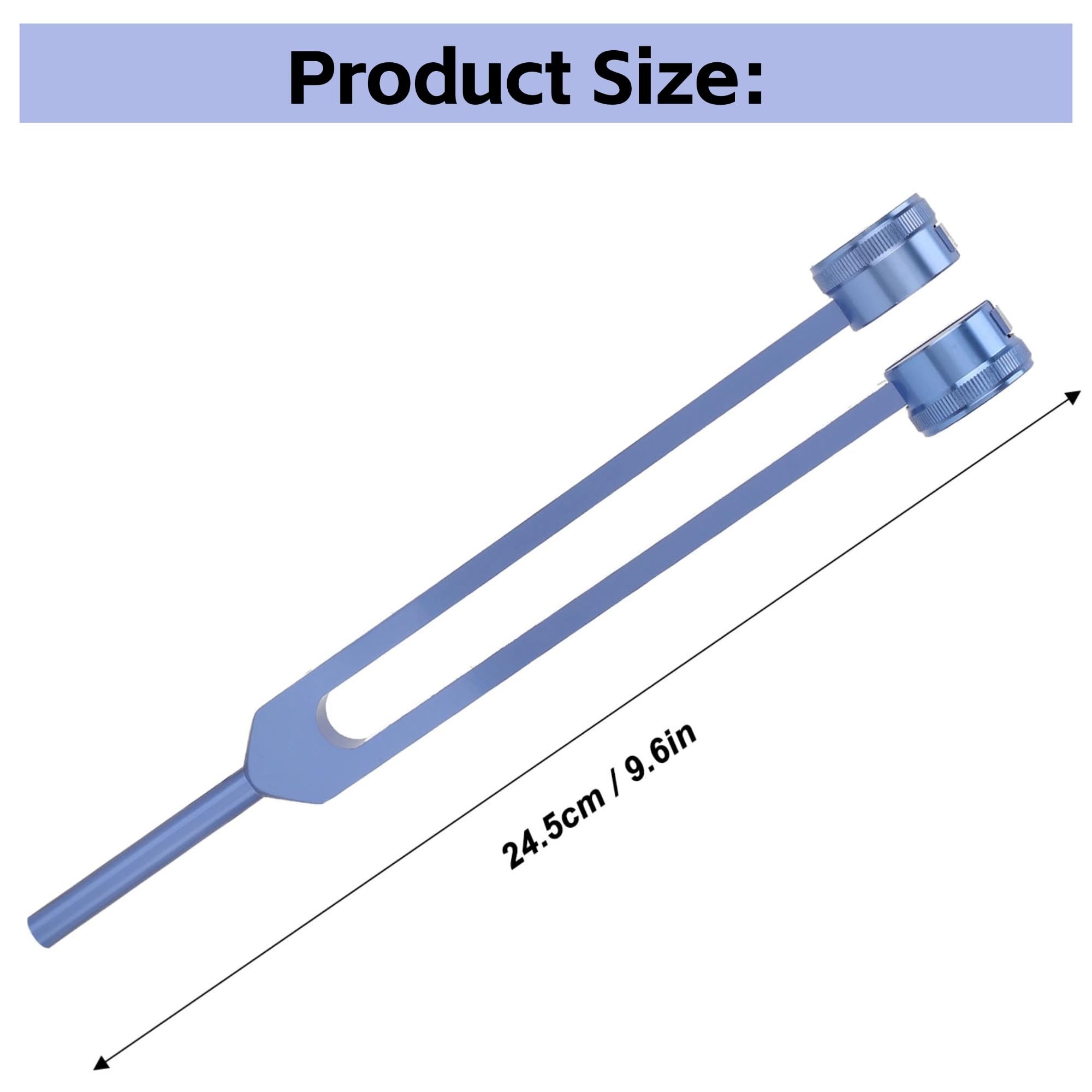 Diapason Professionnel 128 Hz - Instrument De Musique Sensoriel Standard En Aluminium - Pour Guérison Des Chakras