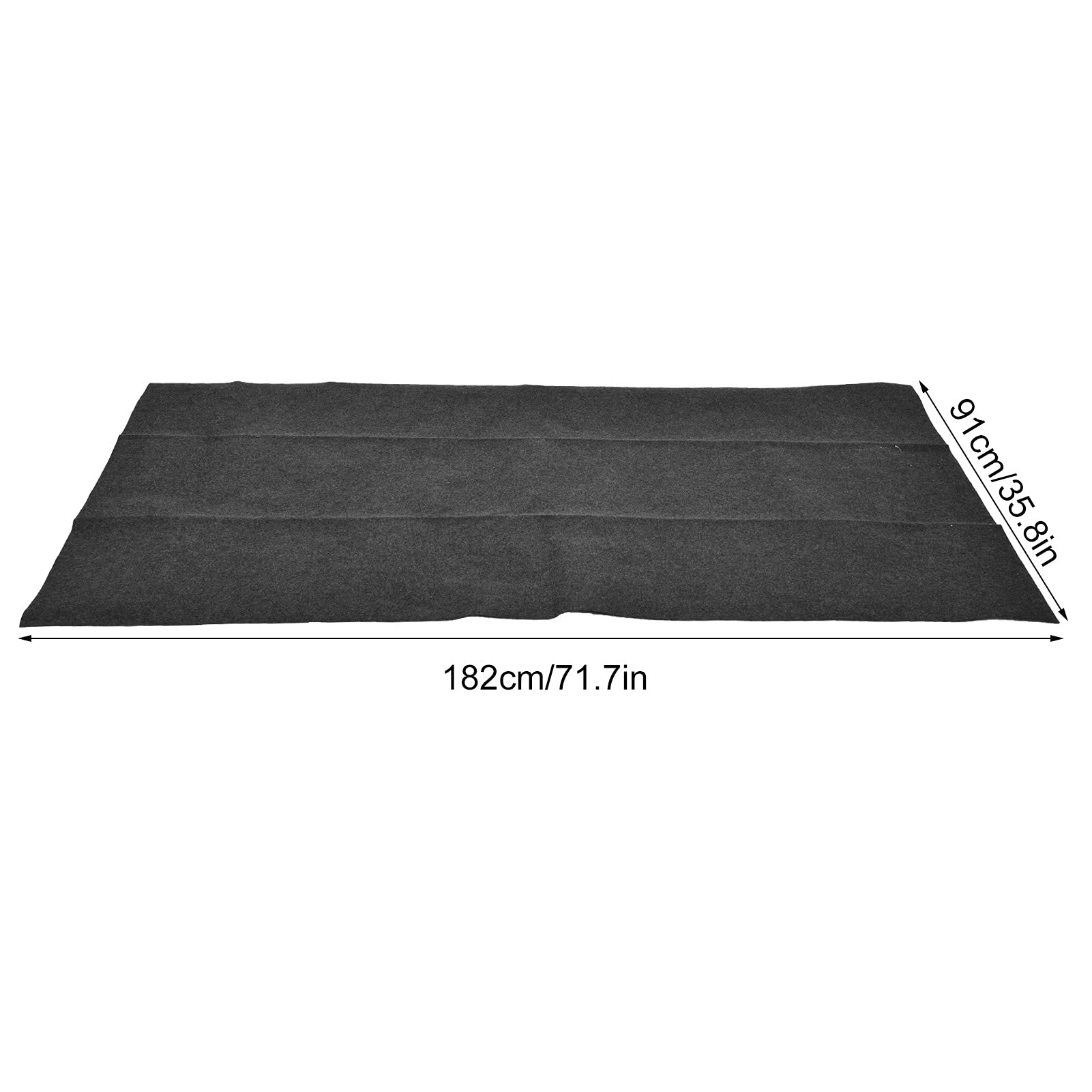 Tapis De Sol pour Barbecue D'extérieur, Ignifuge, Antidérapant, Résistant à l'huile, Pliable, Réutilisable, Lavable, Idéal pour Le Camping Et la Randonnée(182 * 91CM)