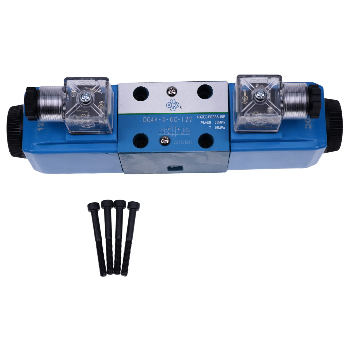 Holdia Solenoid Valve 25/101100 25/918800 12V 3 PIN Compatible with JCB 2CX,50519 FM 406 408 3D4 3CX2 Smaster