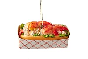 Kurt Adler 3.5-Inch Resin Lobster Roll Ornament
