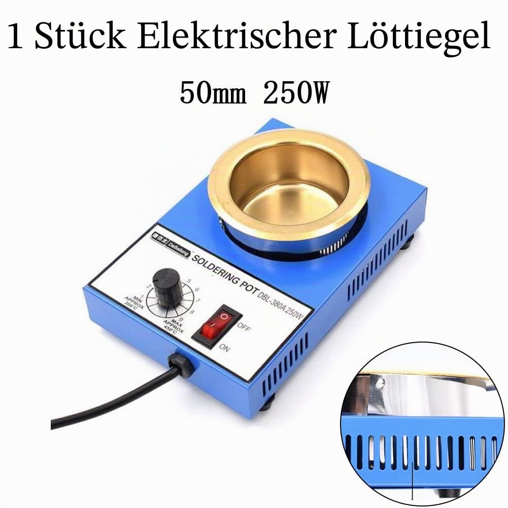 ZYWUOY ​1 x elektrischer Schmelzofen, Zinnguss-Ofen, Ø 50 mm, 150 W