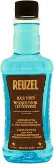 REUZEL Hair Tonic Non-Greasy Barber Tonic for Men 11.83 fl oz | Scalp Refreshing Hair Lotion with Oil Free Styling. T4 Blend Natural Extracts. Vegan Cutting Lotion.