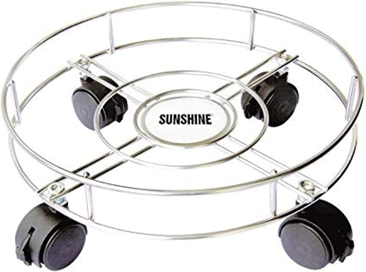 Sunshine Gas Cylinder Movable Trolley (Black)