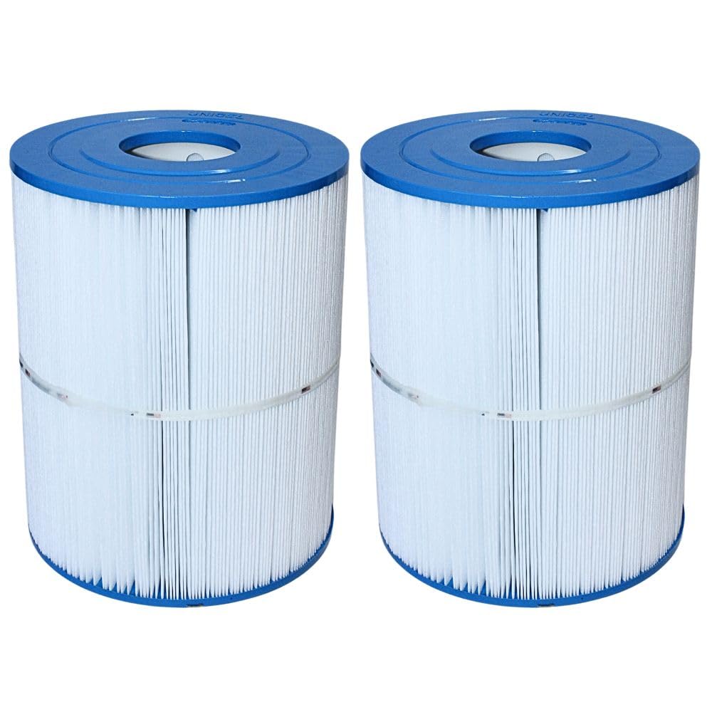 DPM Heavy Duty Replacement Spa Cartridge for Hot Springs Spas/Watkins MFG Tiger River Caldera Spas 65 Sq Ft | Made in USA | Compatible/Replacement for C-8465 31114 71827 71828 FC-3960 PWK65 (2 Pack)