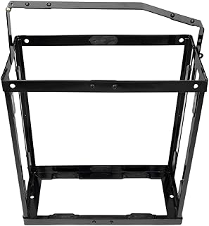 Lockable Jerry Gas Can Holder & Mount for Jeep, Truck, ATV & Storage (20 Liter / 5 gal (20" x 14" x 6.75"))