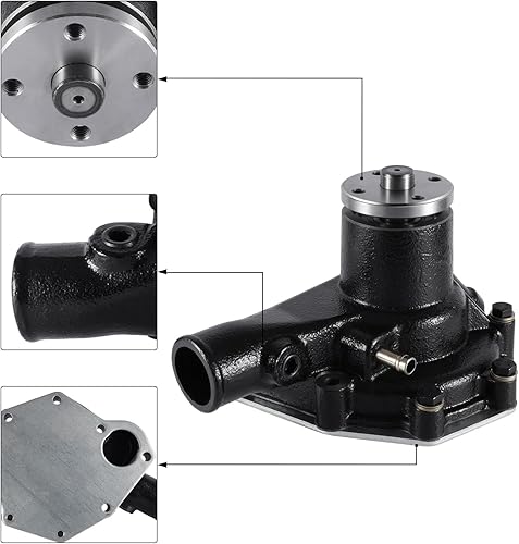 Miniatura 2 de AULINK Bomba de agua 1072473 1175033 2354960 2354959 para cargadores de pista de gato Caterpillar 939C 933 939 933C Tractores D4CIII D3CIII D5CIII