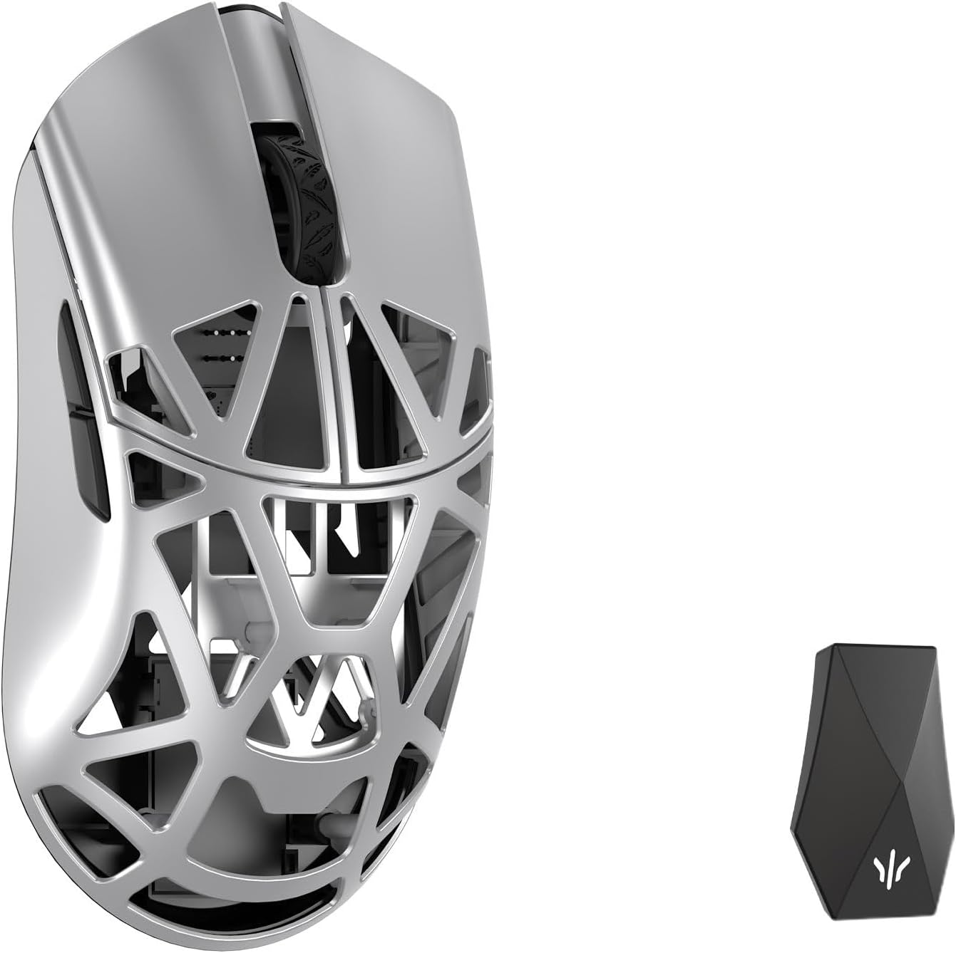 MK x WLMOUSE Beast X Max Wireless 8K Mouse with Solid Sides (OM Optical, Soft Lilac)