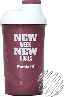 Pomic fit 600ml Shaker Bottles Workout Supplement Protein Shake Gym Sipper Bottle Protein Shaker Bottle For Men Women gym ... Price In India