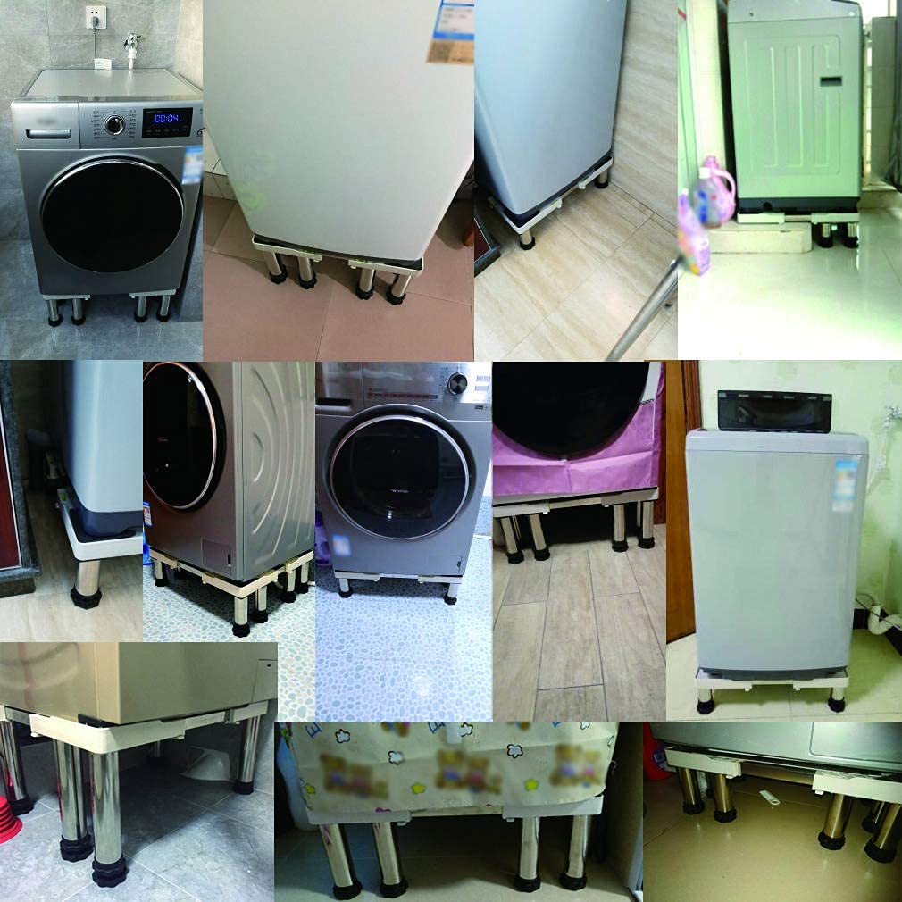 Supporto for lavatrice regolabile carichi pesanti con assorbimento degli