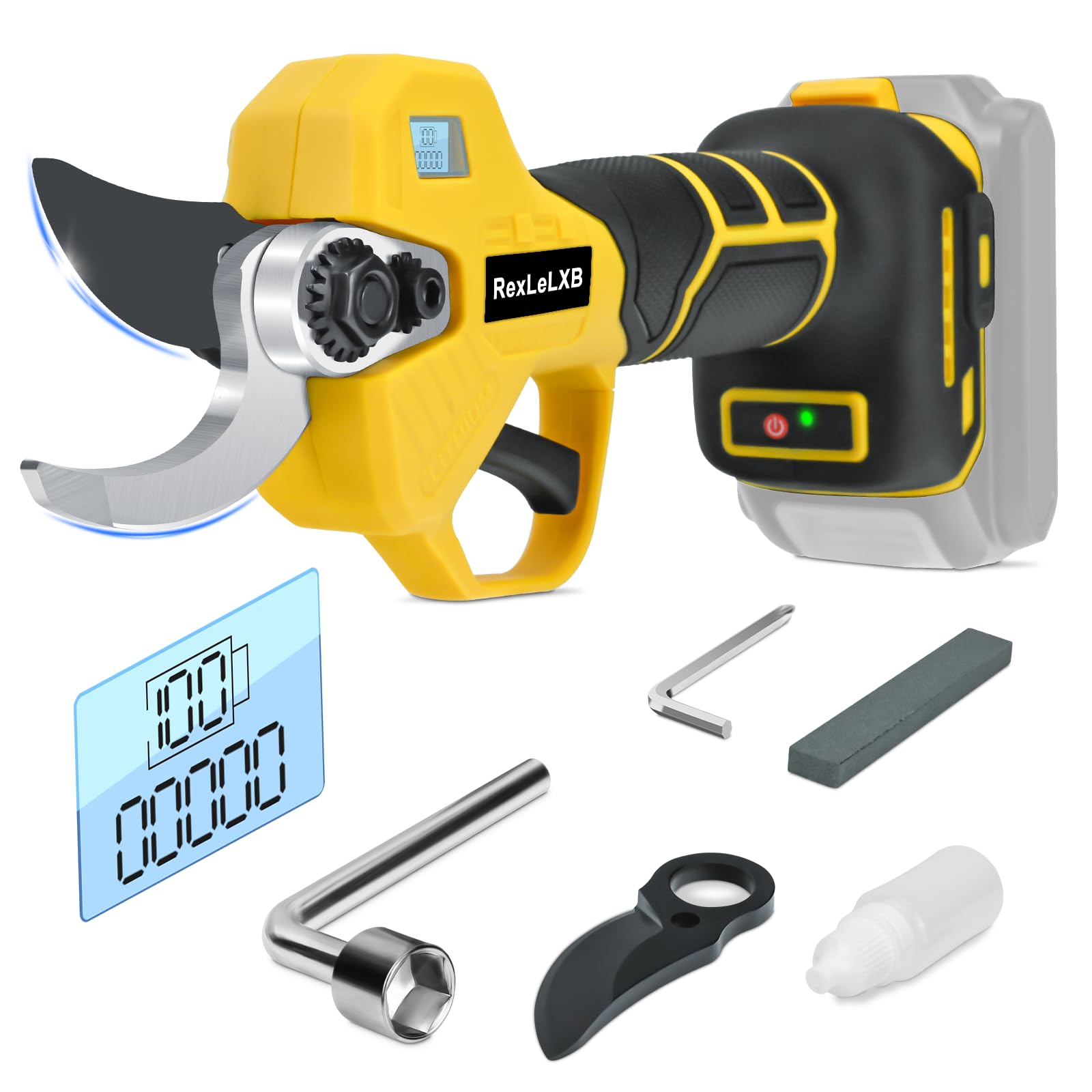Tijeras Eléctricas Para Podar - 30mm De Corte, 2 Baterías Incluidas