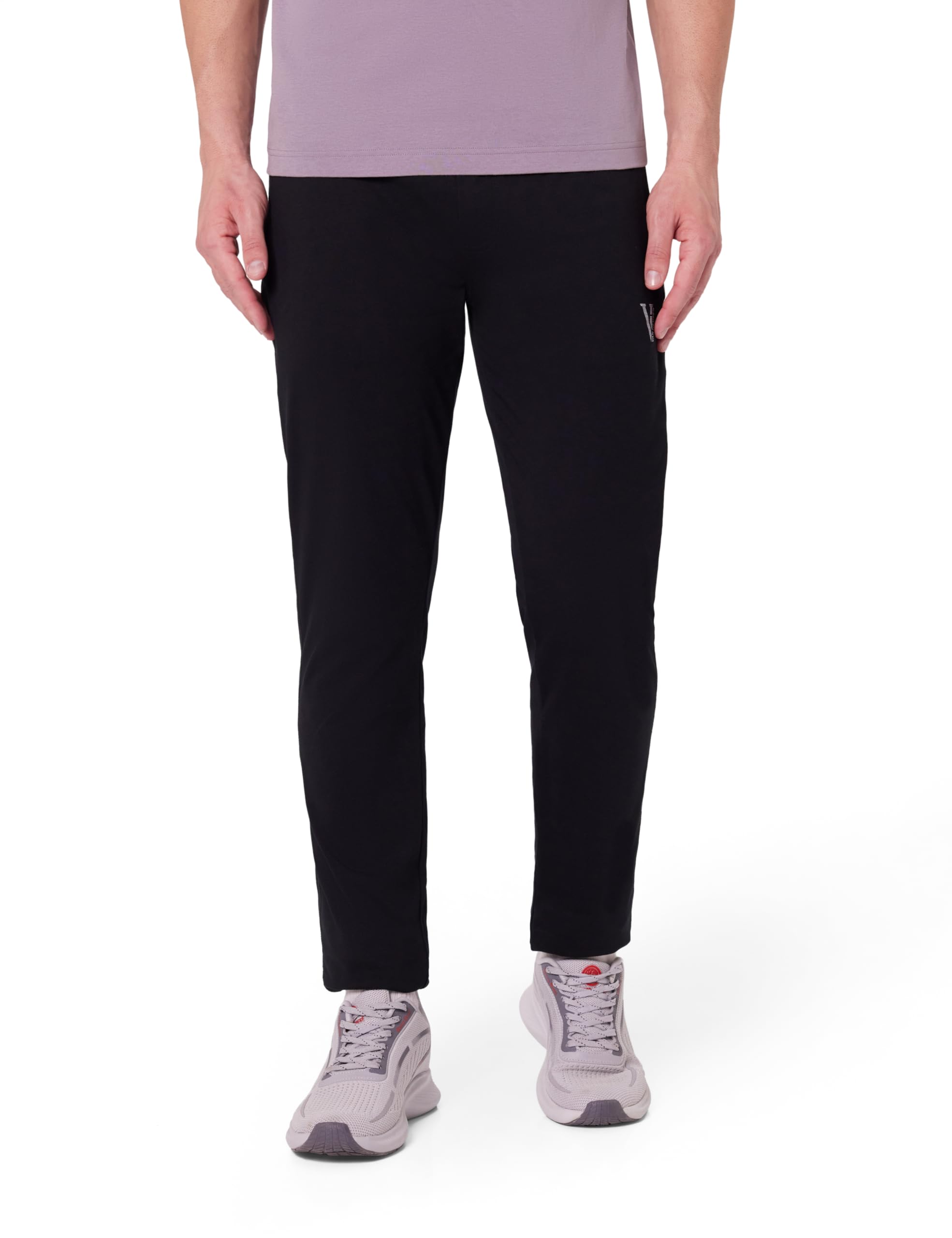 Van Heusen Men Athleisure Smart Tech Regular Fit Trackpants - Easy Stain Release, Anti Stat, Ultra Soft-picture-14