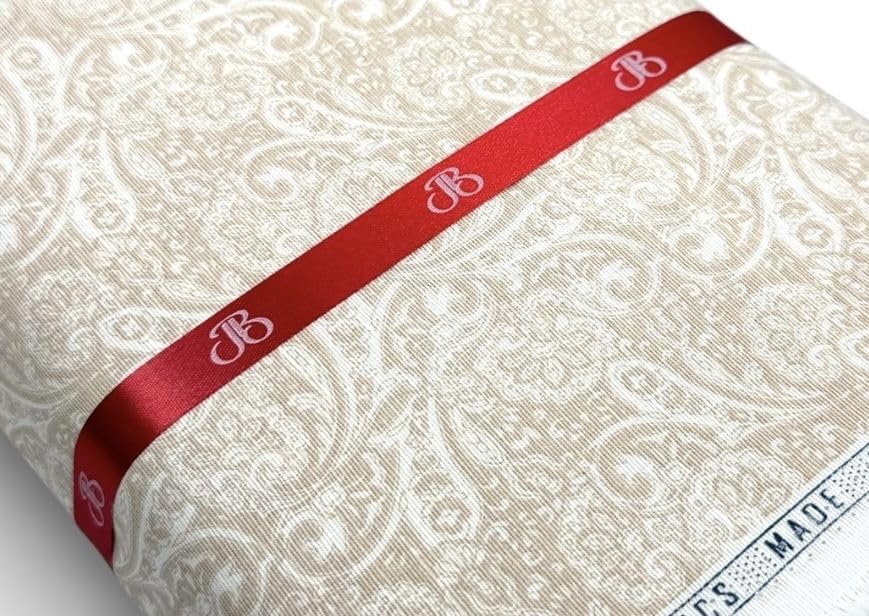 Image of JHABAK'S Unstitched 100% Pure Cotton Shirt Fabric for Men - Shirt Fabric & Kurta Material