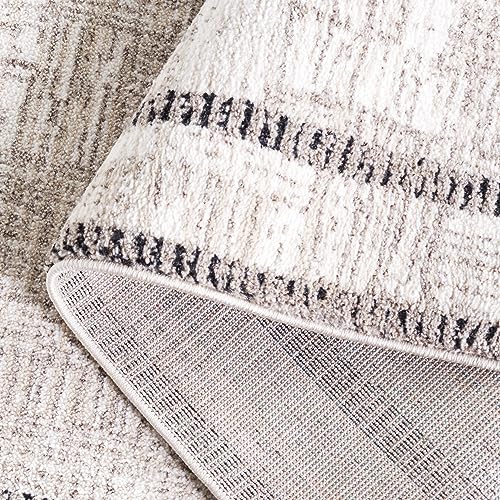 Tapete SAFAVIEH Jade Collection 160x114 cm Beige y Negro miniatura 4