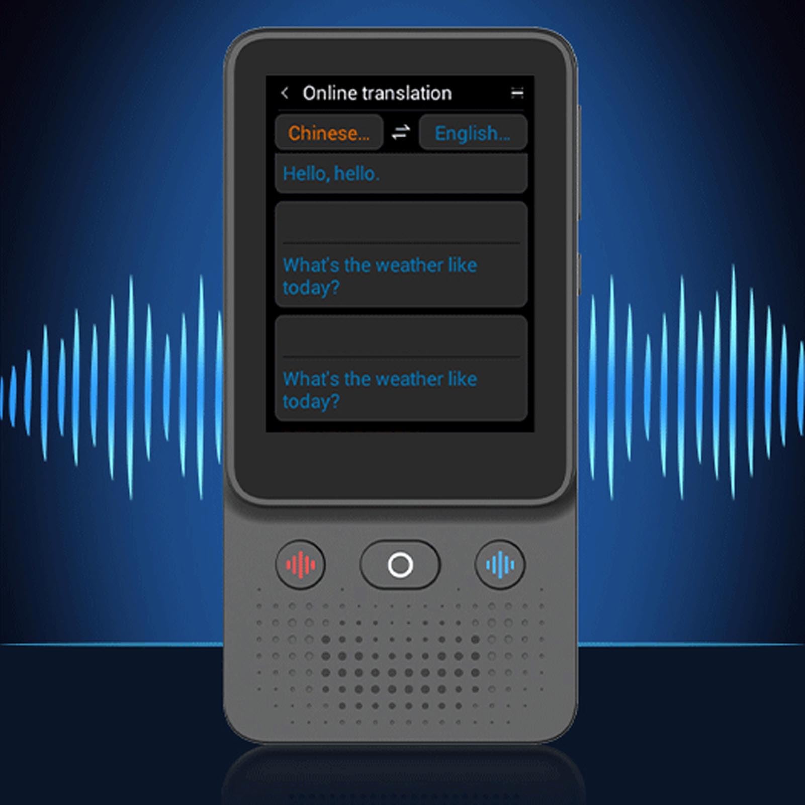 Sprachtranslator -Gerät, AI Smart Translator, 2 -Wege -Voice -Übersetzung von Echtzeit, Unterstützung von 138 Sprachen, Offline & Foto & & WLAN -Übersetzung