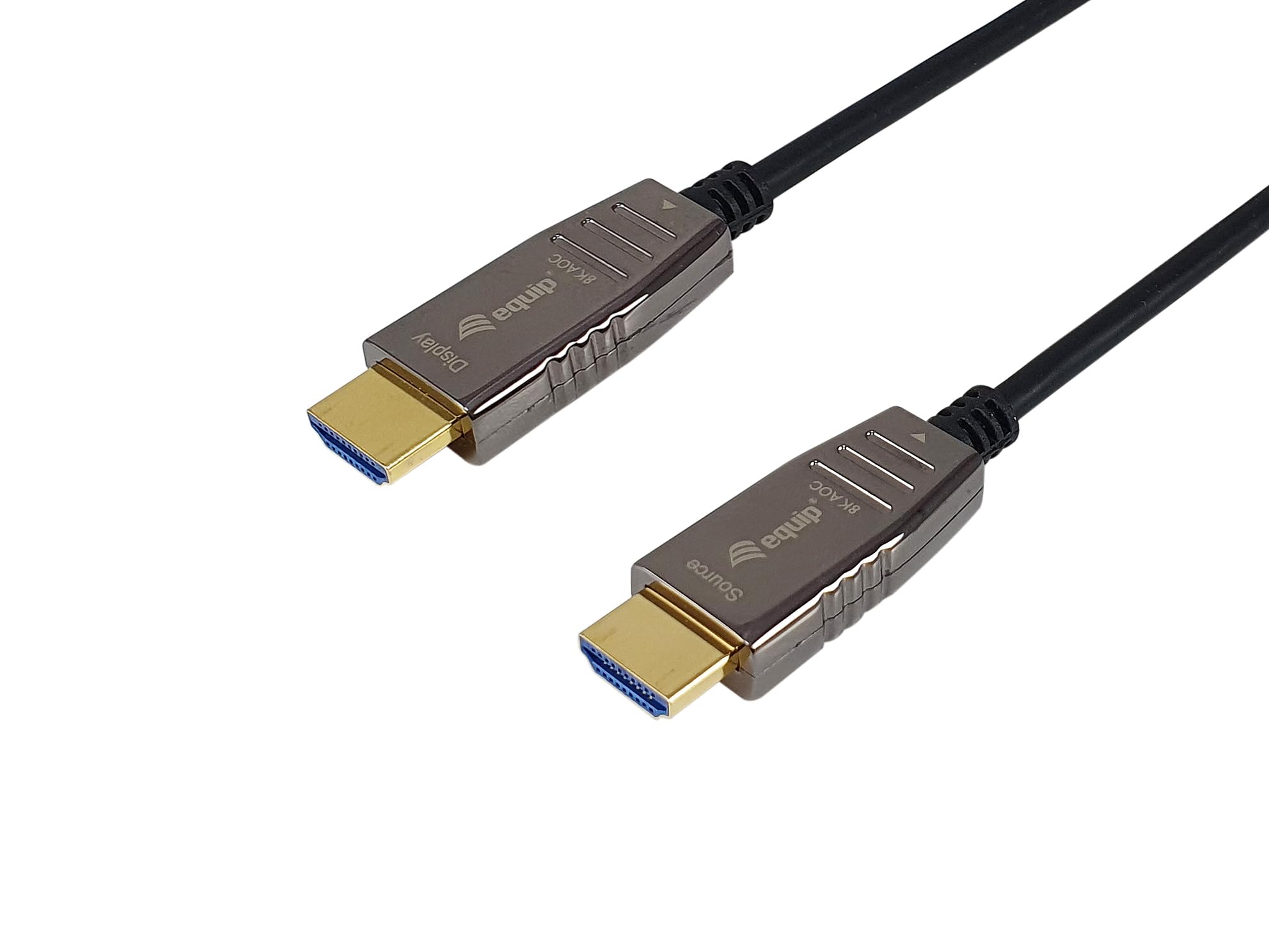 Equip - Ultra High Speed - HdmI-Kabel Mit Ethernet - Hdmi M?nnlich Zu Hdmi M?nnlich - 50,0m - Schwarz - Active Optical Cable (aoc), Support Von 8k 60