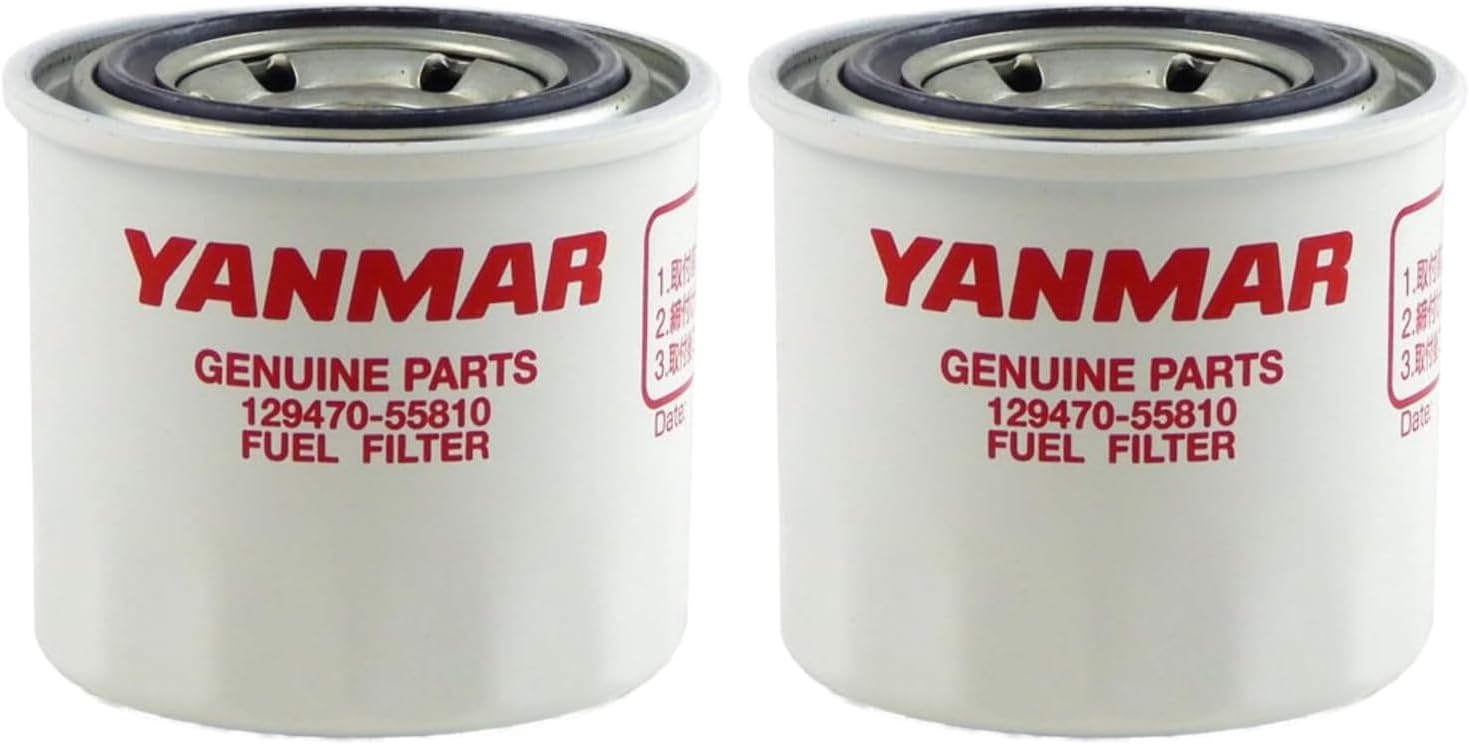 Yanmar 129470-55810 Fuel Filter (Pack of 2)