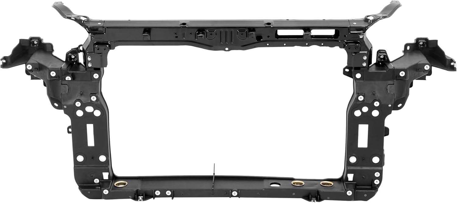 Radiator Support Core Assembly Compatible with 2013-2018 Hyundai Santa Fe Sport 2.0L Replacement for 641014Z100 HY1225172 Steel Plastic Primed Black