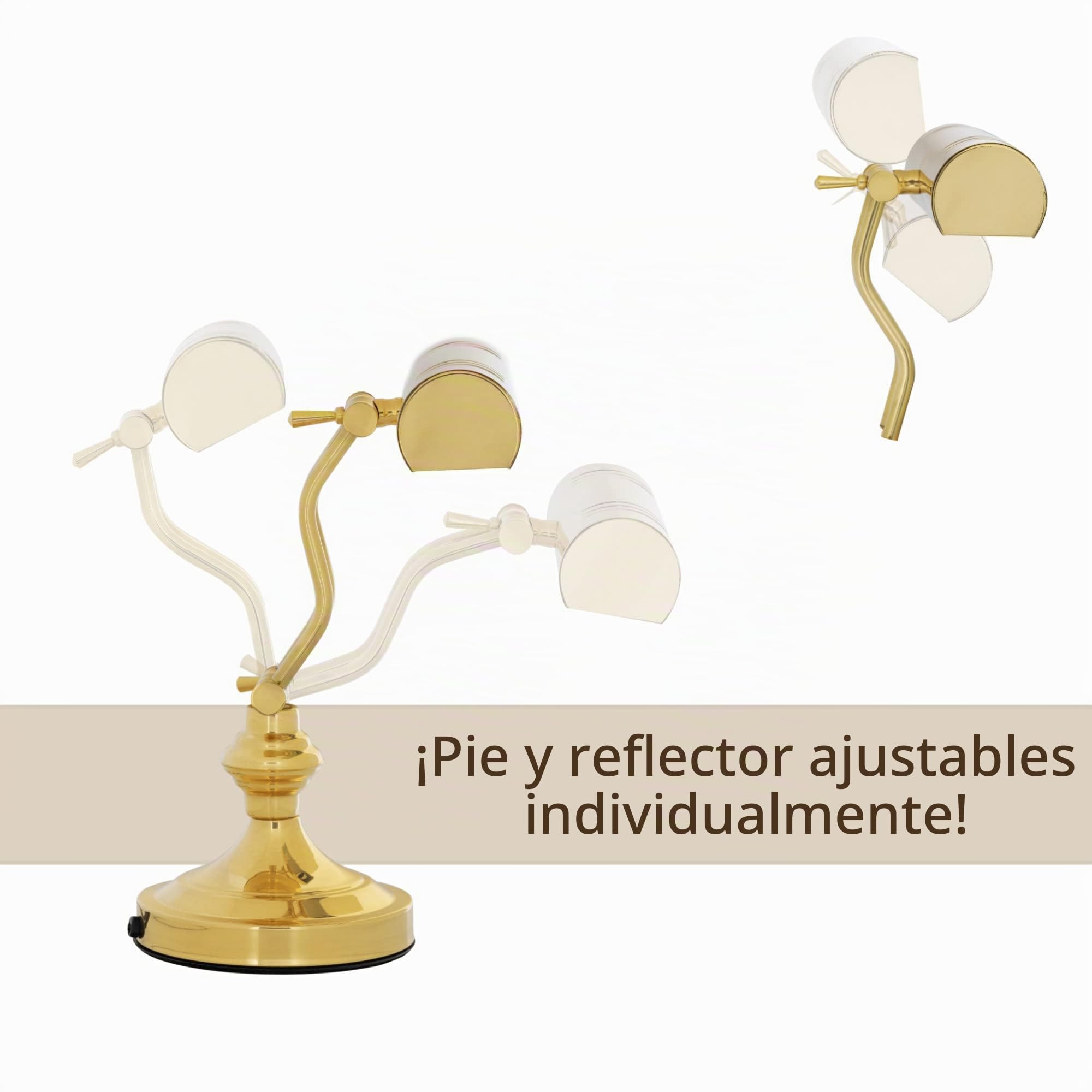 Classic Cantábile Lámpara de piano L3, latón