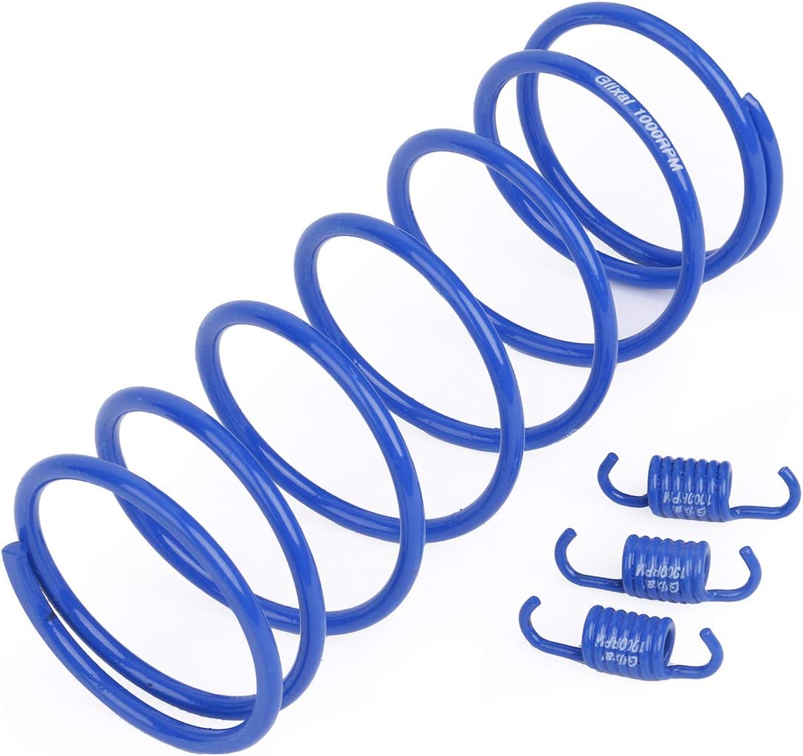 Glixal ATKS-03904 High Performance Racing Moped ATV Scooter Torque Spring with Clutch Springs for GY6 125cc 150cc 157QMJ 152QMI Engine (1000RPM,Blue)