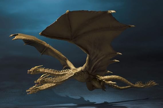 TAMASHII NATIONS S.H. Monster Arts Godzilla King Ghidorah 2019, 9.8 in 250mm, ABS & PVC pre-painted action figure