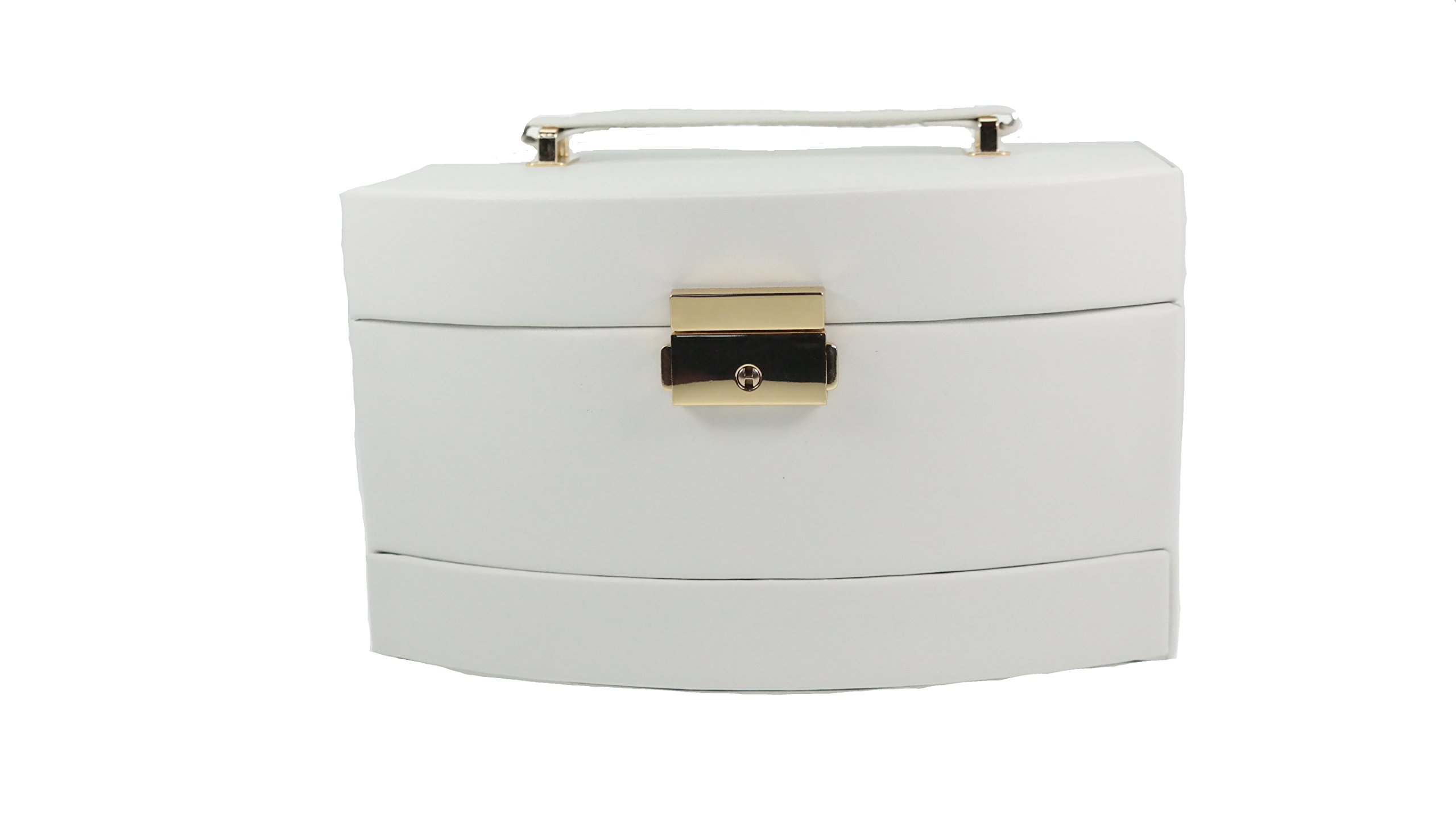 Mele & Co. Automatyczna szkatułka na biżuterię Ivory Illusions Collection skrzynka na biżuterię