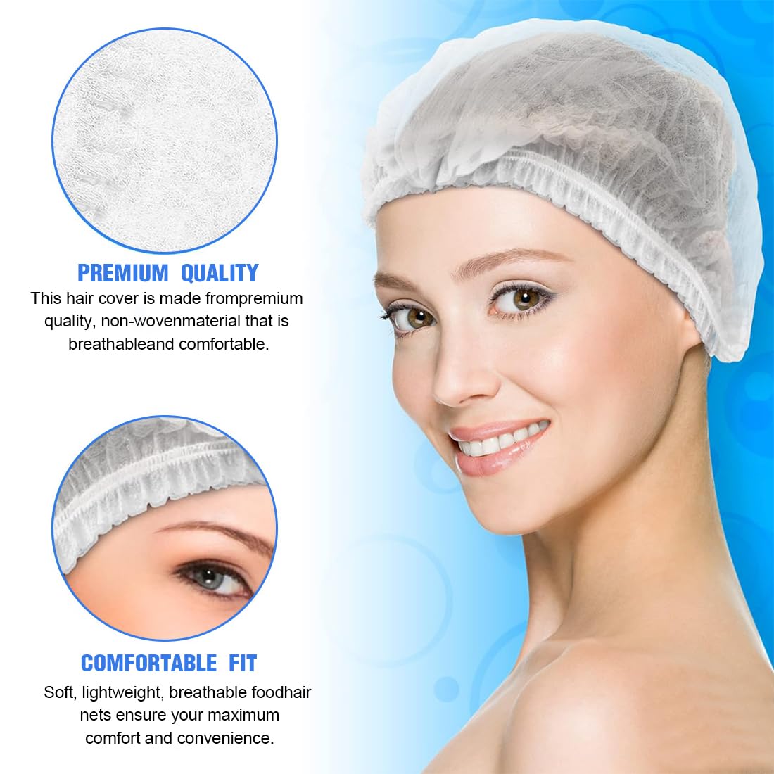 30 Retine Per Capelli Monouso - Ideali Per Cucina E Lavoro - Foto 6