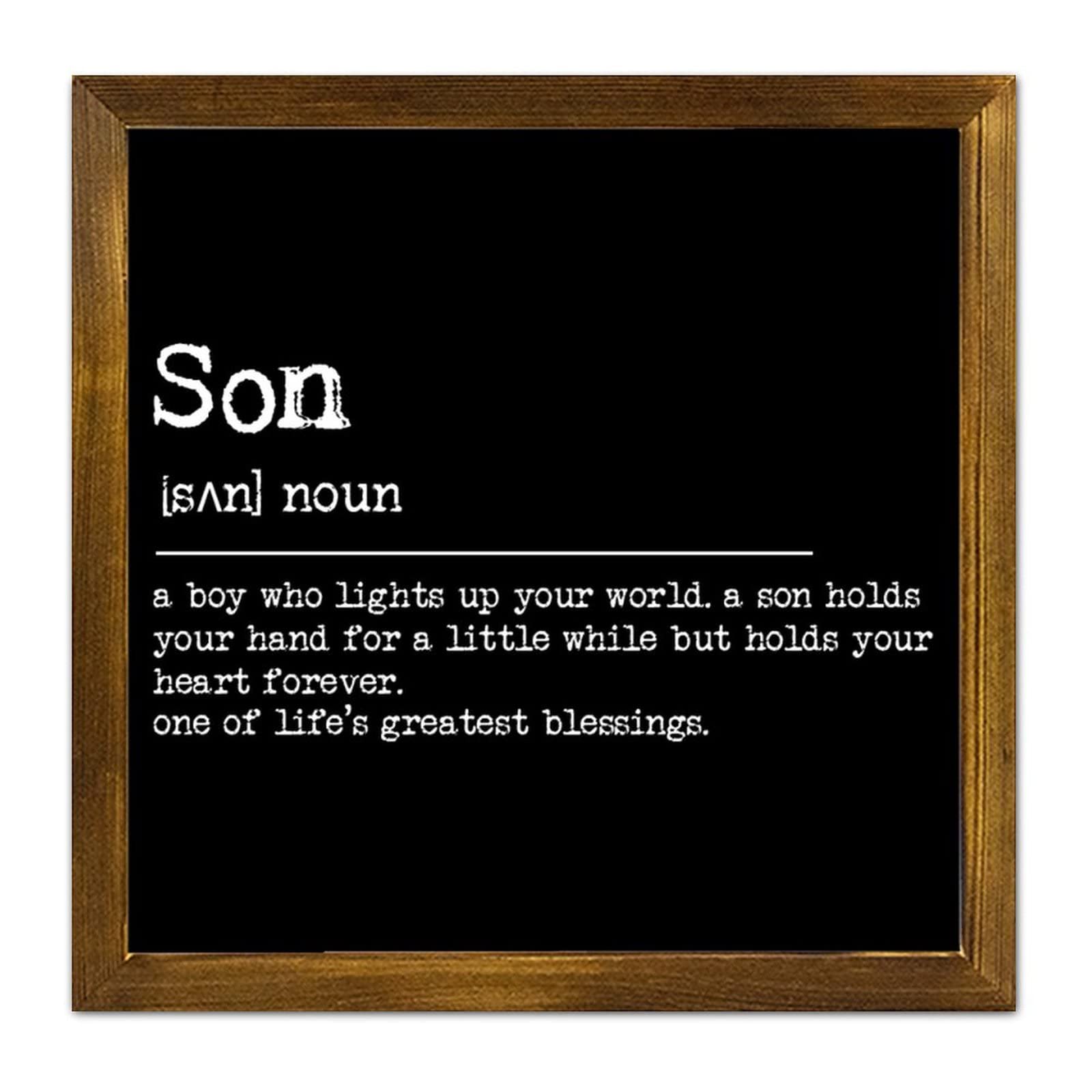 Dictons spirituels Son Definition panneau bois pour deco murale