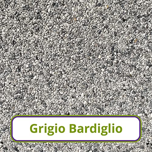 BTT-ST Steinteppich Bianco Carrara Komplettset - Marmorkies Mit 2K Epoxidharz Für 1,92 M² Boden