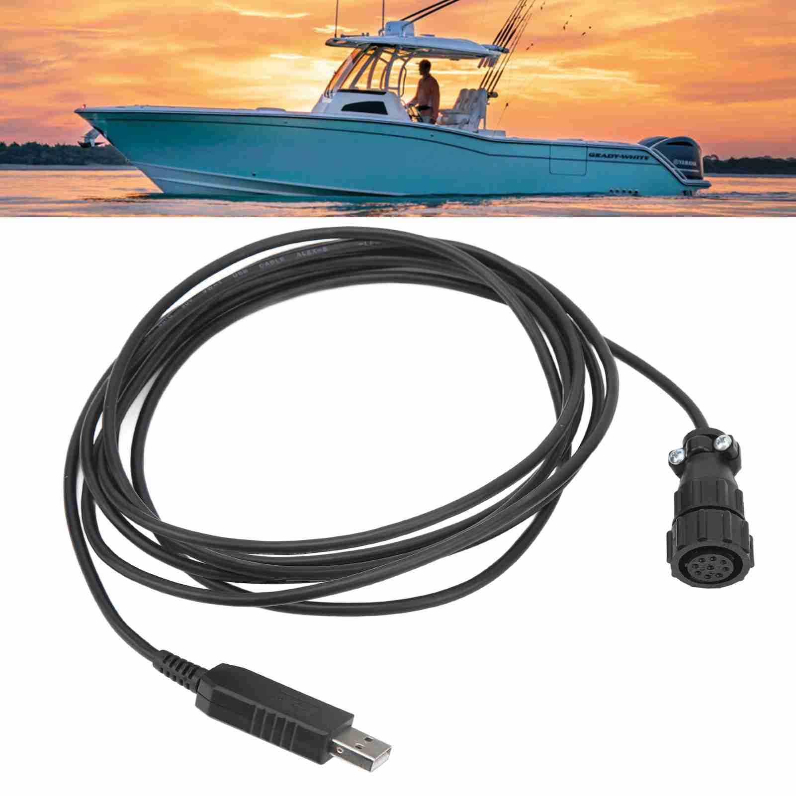 Cable de Datos para Enchufe Piloto AIS Marino, Enlace USB Eficiente para AIS, Perfecto para Aplicaciones de Navegación, Construcción ABS Duradera, 1 Pieza