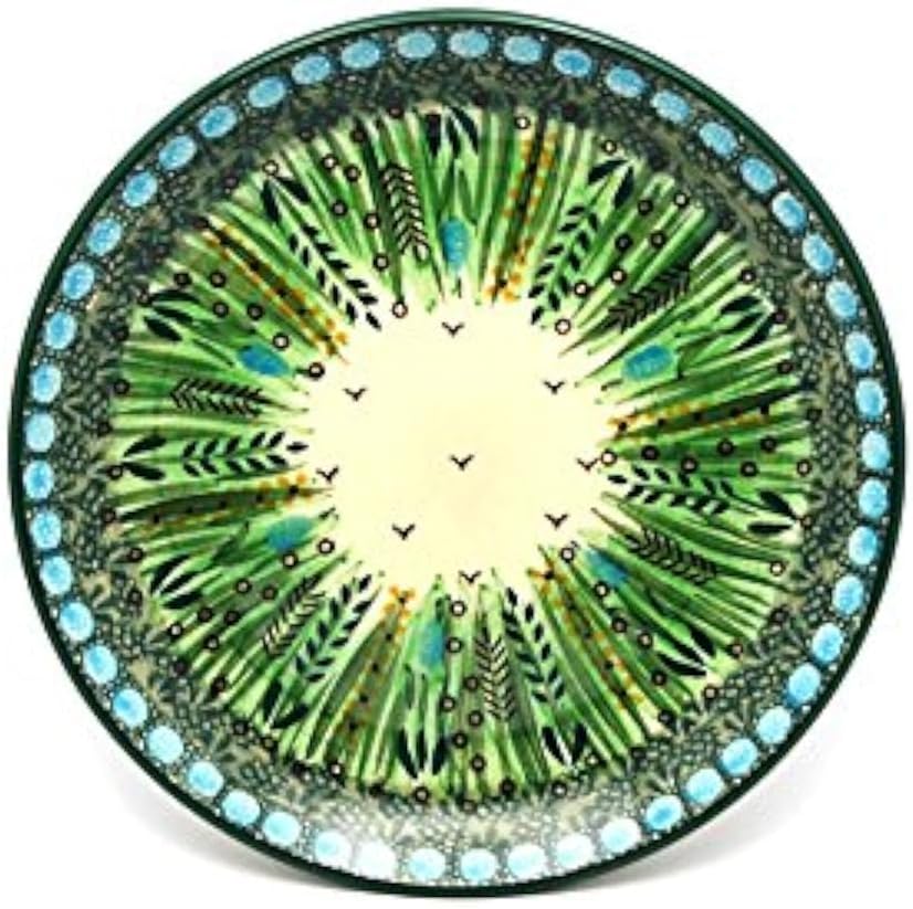 Polish Pottery Plate - Salad/Dessert (7 3/4") - Unikat Signature U803